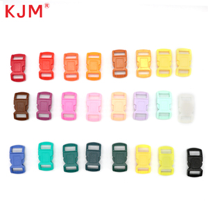 Prix d'usine personnalisé coloré Mini petit 10mm boucle à dégagement latéral Clip collier de chat sécurité boucle en plastique incurvée - Product Image 2