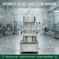 Machine de remplissage rotative à niveau de liquide stable, anti-mousse, sous vide, pour boissons fermentées aux fruits, vinaigre de riz, assaisonnements et sirops