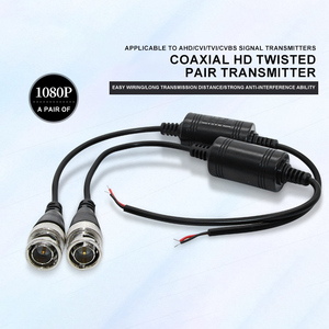 <span class=keywords><strong>Balun</strong></span> de <span class=keywords><strong>Video</strong></span> Analógico/AHD/CVI/TVI HD Pasivo Único para Exteriores, Impermeable IP66, 1080P, Accesorios para Sistema de CCTV BNC, Monitor - Product Image 2