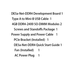 DE5a-Net-DDR4 Terasic Arria 10 GX FPGA มีแพลตฟอร์มประมวลผลแบบหลายคอร์ แพลตฟอร์ม FPGA - Product Image 5