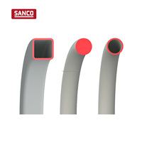 Machine de cintrage de profilés CNC à 3 rouleaux réglable en profondeur pour le cintrage de tubes lourds et l'usinage de tuyaux en acier CE