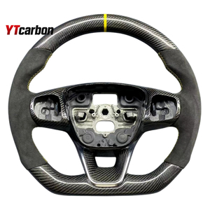 Volante <span class=keywords><strong>de</strong></span> Fibra <span class=keywords><strong>de</strong></span> Carbono Real Personalizado <span class=keywords><strong>de</strong></span> Estilo Racing para Transit Custom 20-24, Accesorios Interiores para Automóviles, Piezas <span class=keywords><strong>de</strong></span> Autobús - Product Image 5