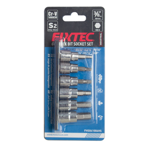 FIXTEC พร้อมส่ง ชุดบล็อกกระแทกแบบยาว ขนาด 8 9 10 11 13 14 16 17 19 มม. 9 ชิ้น ขนาด 3/8 นิ้ว รุ่น FHS021009M/FHS021009S - Product Image 6