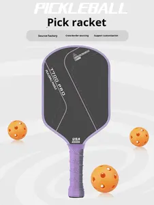 Vợt cầu lông pickleball T700 màu gradient tùy chỉnh, dày 16mm, bền, làm từ sợi carbon, kiểu dáng dài, đạt chuẩn USAPA, cấu trúc tổ ong - Product Image 3