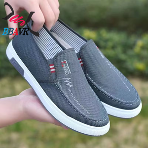 Chaussures de sport décontractées pour hommes, respirantes, en toile avec doublure en tissu de coton, tendance mode, vente en gros - Product Image 4