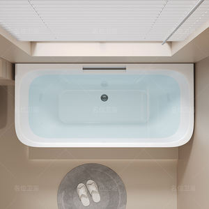 Moderne 1.7M Acryl Bad Vrijstaande Badkuip Whirlpool Met Mondstuk Systeem Gemakkelijk Schoon Te Maken Weken Installatie - Product Image 2