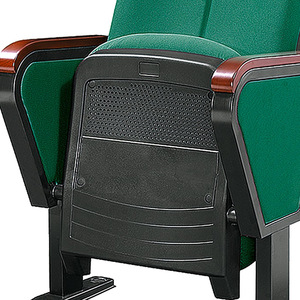 Asiento de cine Henmei HM-8805 con estructura metálica y reposabrazos para uso en teatros, auditorios y aulas. - Product Image 2
