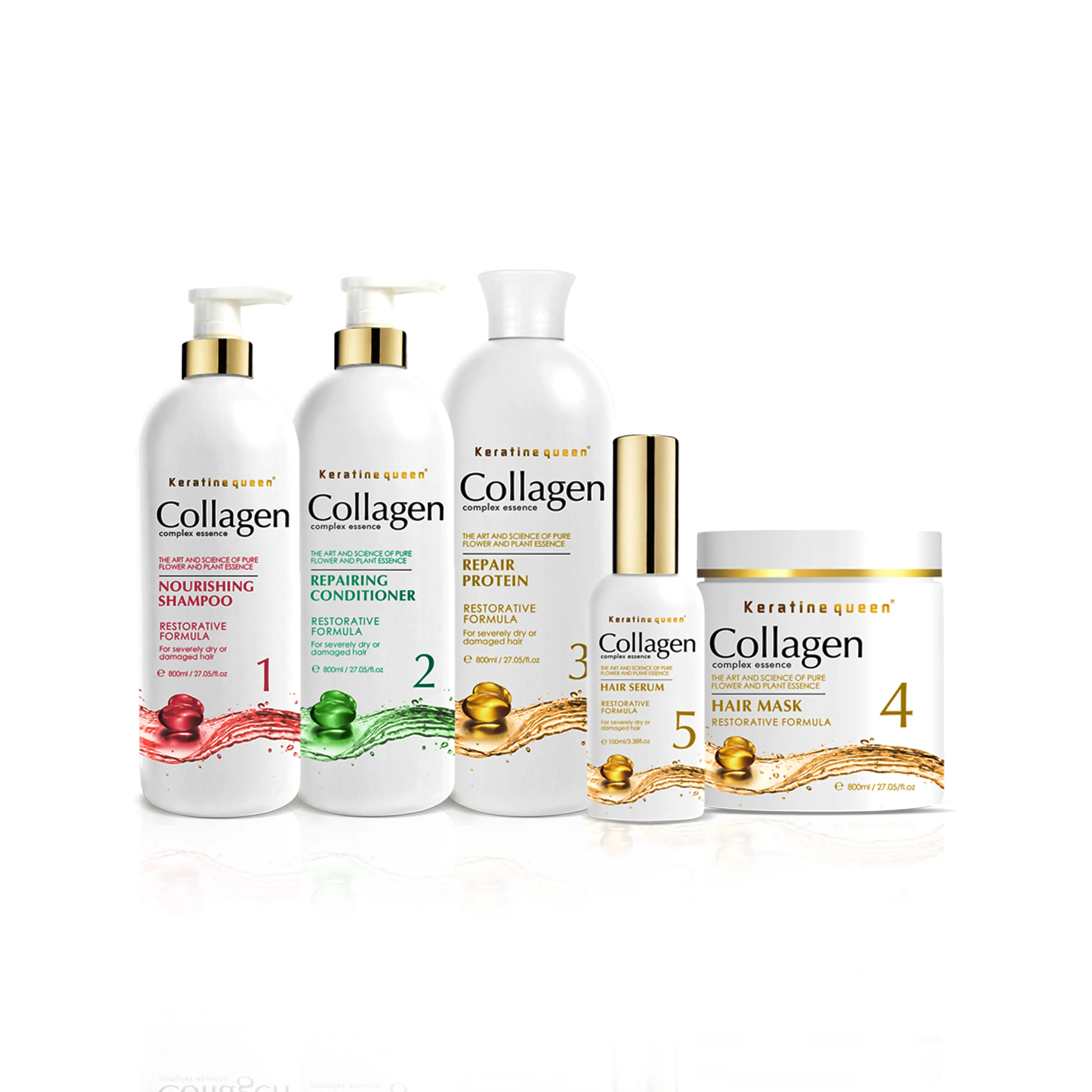 New Arrival Hair Care Set Collagen Protein Shampoo and conditioner Private Label Nourishing Collagen Hair Shampoo