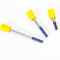 Fraise conique CNC en carbure de titane (TiCN) à double denture de 6 mm pour le travail du bois aggloméré/du bois massif OEM/ODM