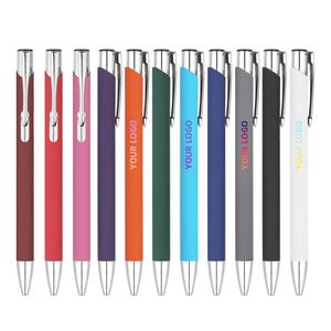 Nuevo Modelo de Bolígrafo de Metal con Recubrimiento de Goma y Clip, Bolígrafo de Metal con Logotipo Personalizado - Product Image 2