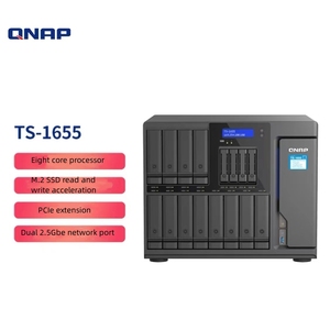 Serveur NAS QNAP TS-1655-32G-CN d'origine pour stockage réseau d'entreprise, 8 cœurs, 16 baies - Product Image 4