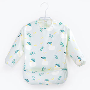 Tablier Bébé Imperméable Multi-Fonction à Manches Longues pour Peinture Enfants - Product Image 5