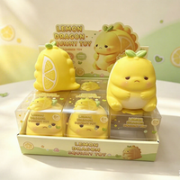 Bestseller Jouet à presser géant réaliste en caoutchouc souple anti-stress, formes Citron, Lait, Dragon, Pastèque, Cerf