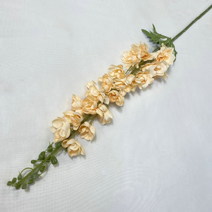 Fleurs artificielles Queyiyi Champagne, branches en soie et plastique de 10cm à 30cm, pour mariage, décoration intérieure et photographie. - Product Image 4