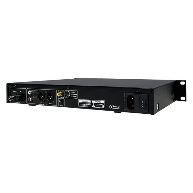 XIDLY 1U Rackmount RDS DAB Digital Radio FM Tuner Audio Player with USB for 5.0 and 3-Year Warranty