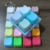 Various Colors Cat Head Shape Blank Keycaps Mx Cross 9.3mm Durable PBT 1.6mm Thickness Sublimation Mechanical Keyboard Keycaps