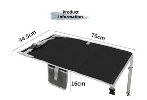 折りたたみ式防水ポリエステル製飛行機用シートエクステンダークッション、幼児・子供向け漫画デザインレッグレスト - Product Image 2