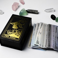 Créez votre propre jeu de tarot personnalisé, impression de jeu d'oracle personnalisé, 78 cartes, vente en gros, boîte cadeau