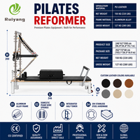 Reformer de Pilates en aluminium professionnel avec tour réglable pour l'entraînement en studio