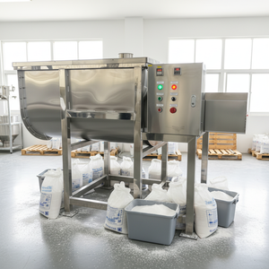 Miscelatore Orizzontale a Nastro in Acciaio Inox <span class=keywords><strong>Saturn</strong></span>, Bestseller per 500kg di Condimenti e Latte in Polvere, Personalizzabile con Riscaldamento ed Essiccazione - Product Image 2