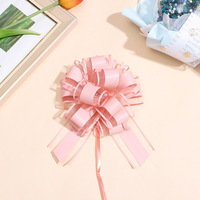 JOYWOOD Plastic Elegante Medium 3D Bloem Macaron Handgehaakte Bloesem Kerstcadeauverpakking Acht Festivale Bloemen 10*15cm