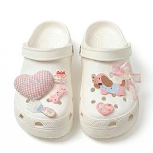 Sabots plats souples et antidérapants pour femme, style coréen, en EVA, avec coussin d'air, motif dessin animé Mary Jane, tendance été, recyclables et imperméables - Product Image 1