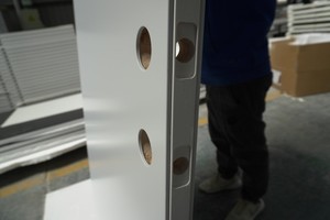 Bảng điều khiển bằng thép tuôn ra, da thép 24ga, chất độn PU, <span class=keywords><strong>2</strong></span> lỗ khóa, 3 bản lề chuẩn bị, không có chuẩn bị quét đáy, với J uốn cong - Product Image 6