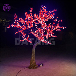 Arbre artificiel à fleurs de cerisier avec lumières LED pour hôtels, centres commerciaux, complexes hôteliers, mariages et décoration d'événements commerciaux - Product Image 5