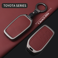 Marchés transfrontaliers pour Toyota RAV4 Hilux, Fortuner Camry Crown – Coque de clé de voiture en alliage de zinc rouge de haute qualité – Vente en gros directe usine