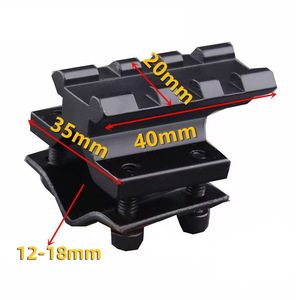 Bán Buôn New Kẹp Phụ Kiện 12Mm Để 22Mm Để 20Mm Phạm vi Núi Adapter Cho Chiến Thuật Phạm vi Laser Đèn Pin Chụp Sản Phẩm - Product Image 3