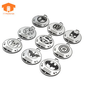 Médaille miraculeuse en plastique argenté personnalisée pour l'<span class=keywords><strong>anniversaire</strong></span> des enfants - Product Image 1