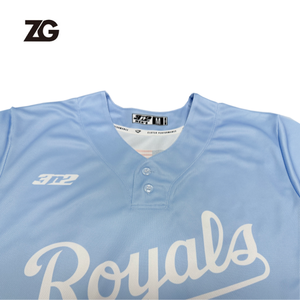 Maillot de baseball unisexe de haute qualité à col rond et manches courtes pour adulte, respirant, imprimé, en polyester, vêtements de sport personnalisés - Product Image 2