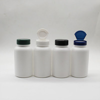 Capsules personnalisées 120cc 150cc Bouteille en plastique scellée Capsules de médecine en plastique à large ouverture Conteneur Bouteille de pilules