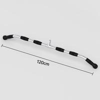 Ensemble d'accessoires pour machine de musculation en acier chromé : Barre de tirage vertical, Corde triceps, Barre en V, Poignée en D, Poignée en caoutchouc