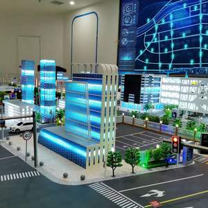 Modèle de table de sable de transport intelligent personnalisé parking souterrain véhicules sans pilote autoroute impression 3D - Product Image 4