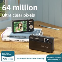 Nouvel appareil photo numérique HD 28MP CMOS à glissière M15 pour étudiants, idéal comme cadeau, avec carte SD, écran 2-3 pouces et vidéo 4K