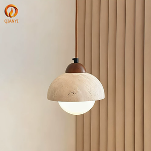 Petit Lustre Minimaliste en Pierre, Suspension Ronde à Intensité Variable <span class=keywords><strong>pour</strong></span> Îlot de <span class=keywords><strong>Cuisine</strong></span>, Salle à Manger, <span class=keywords><strong>Luminaire</strong></span> <span class=keywords><strong>Suspendu</strong></span>, Vente en Gros - Product Image 1