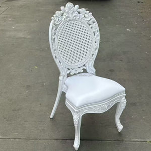 Chaise Louis en plastique blanc de haute qualité, durable et de style moderne, pour les mariages, les fêtes, les salons, les entrées, les hôtels - Product Image 1