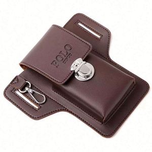 Usa Mairun Unisex Construction Site Work Mobile Phone PU Leather <b>Case</b> Burden Reduction <b>Sewing</b> Line Polyester Lining Cigarette - Product Image 6