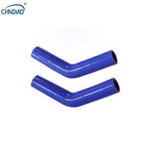 Tuyau d'échappement en silicone renforcé 3 plis pour radiateur automobile, flexible, diamètre intérieur 38 mm, coude 45/90 degrés, 1,<span class=keywords><strong>12</strong></span> pouce - Product Image 1