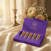 Ensemble de 5 flacons de parfum miniatures de luxe, 5 ml, 10 ml, flacons en verre vides rechargeables, boîte cadeau en carton de qualité supérieure, format voyage