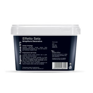 Peintures de maison écologiques de haute qualité Peinture murale décorative solide avec un excellent revêtement liquide acrylique Argento Lame' Deco Seta - Product Image 2