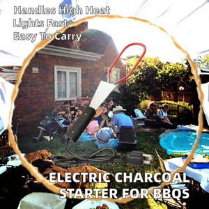 Encendedor Eléctrico Premium para Carbón - Herramienta para Barbacoa con Mango Resistente al Calor para Encender Carbón y Leña Rápidamente - Product Image 2