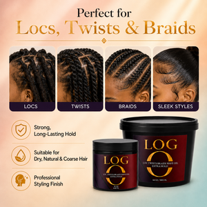 Gel coiffant extra fort pour tresses, torsades, cornrows et bordures, fixation forte pour tous types de cheveux, 16 oz (64 oz) - Product Image 5