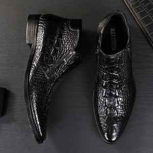 Atuendo formal de negocios para hombre, elegante, clásico, británico, casual, de cuero genuino de alta calidad. - Product Image 3