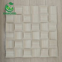 Tuile acoustique 3D en mosaïque moderne, panneau décoratif insonorisant pour la décoration de bureaux et de maisons