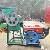 Cosse d'arachide portative d'utilisation de ferme/maison enlevant le décortiqueur de graine de ricin d'arachide de machine