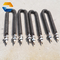 Chauffe-air tubulaire à ailettes en acier inoxydable SS304 de type U pour four industriel et machine de séchage