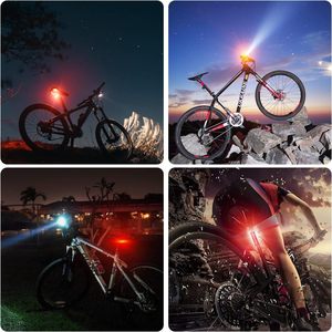 Luz LED para Bicicleta con Sensor Nocturno y Indicador de Batería, Recargable, para Carretera y Montaña, Luz Trasera Súper Brillante, Impermeable IPX4 - Product Image 4