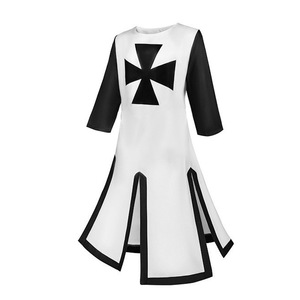 Disfraz Medieval para Hombre, Túnica Cruzada, Estilo Caballero Templario, Traje para Representaciones Escénicas, Opciones Multicolores, Venta al Por Mayor - Product Image 2